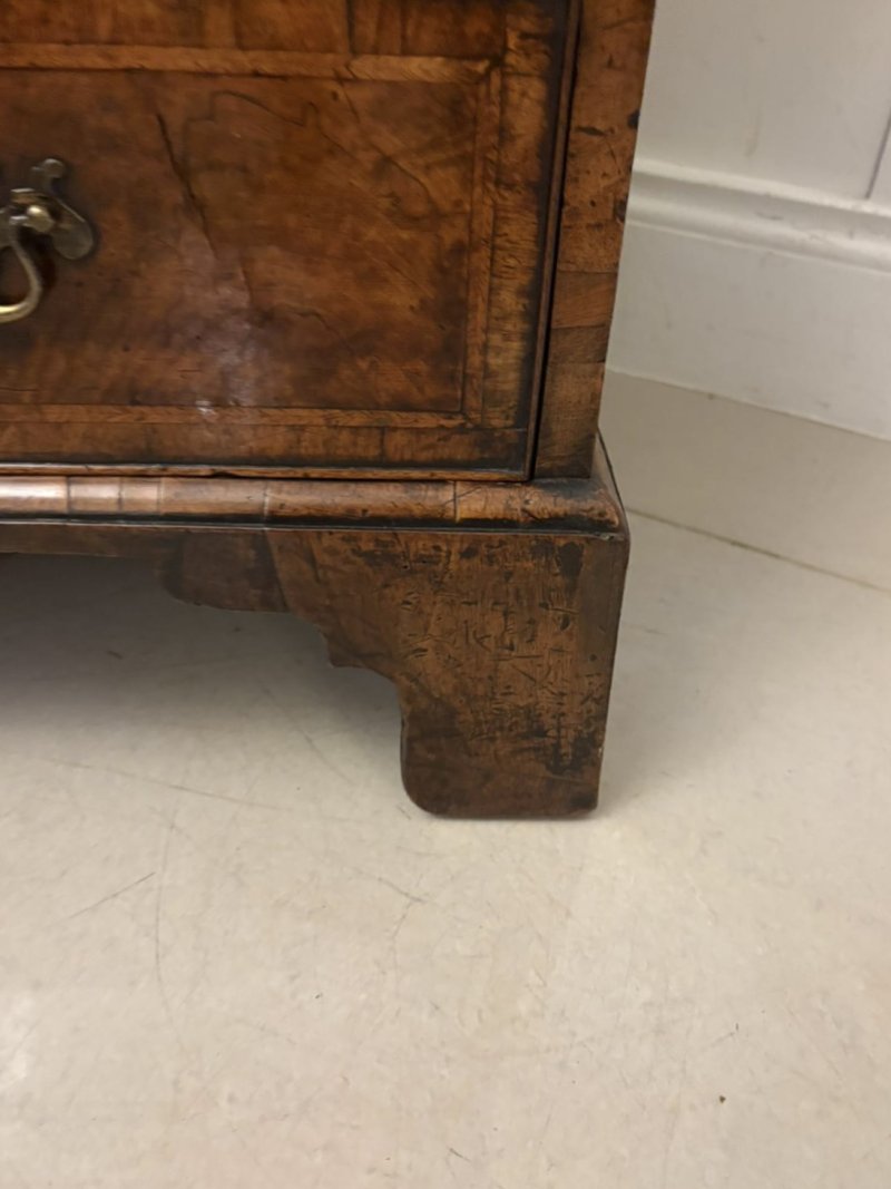 Superb Early 18th Century Quality Antique George I Walnut Bureau